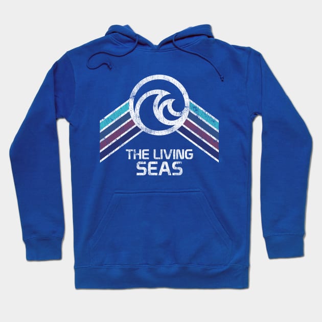 The Living Seas Epcot Center Vintage Retro Style Retrocot Hoodie by retrocot